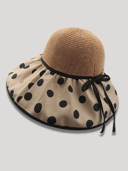 Original Sun Protection Polka-Dot Fisherman Hat by migunica