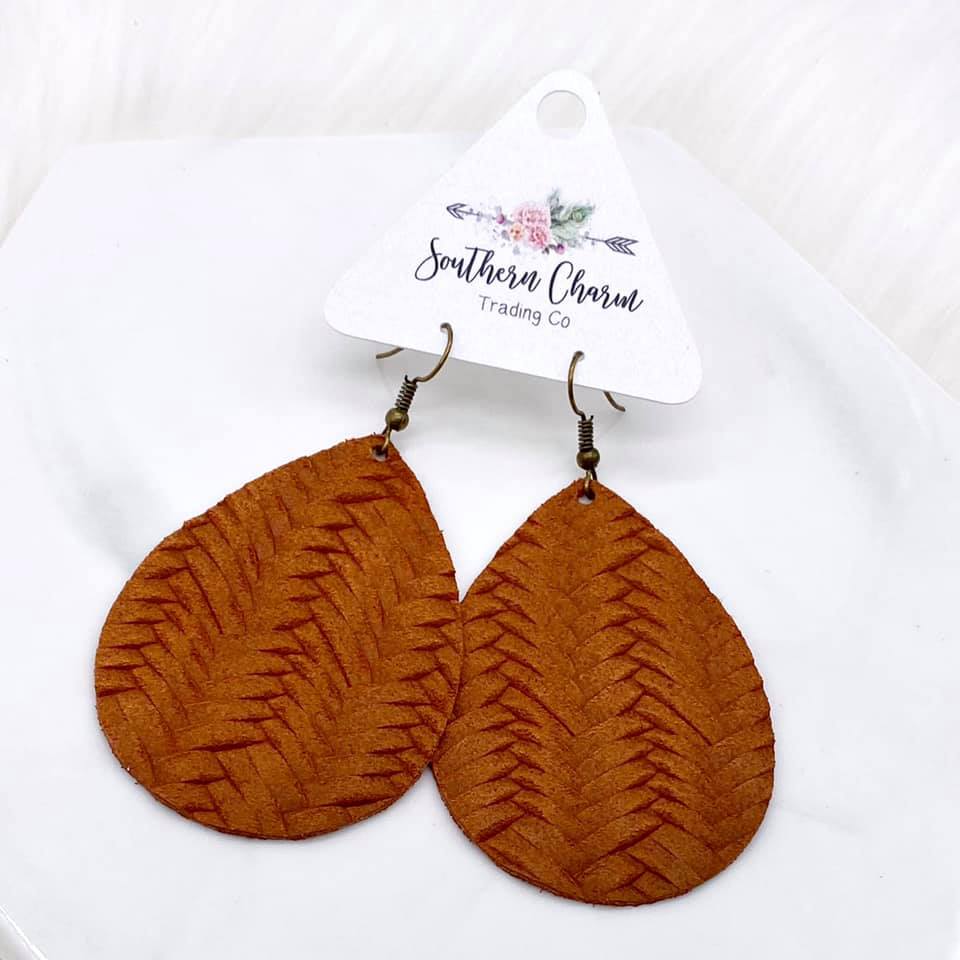 2.5" Pine Cone Valley Mini Collection -Earrings by Doohickies Wholesale