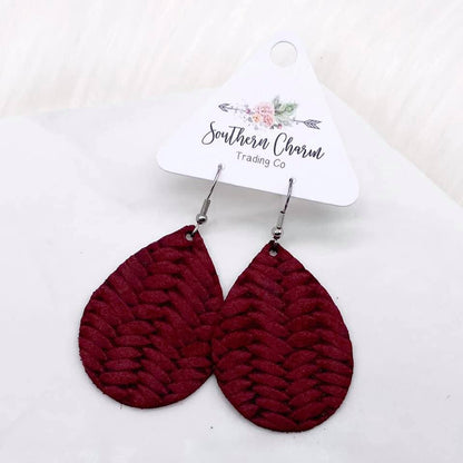 2" Christmas Chevron Mini Collection -Earrings by Doohickies Wholesale