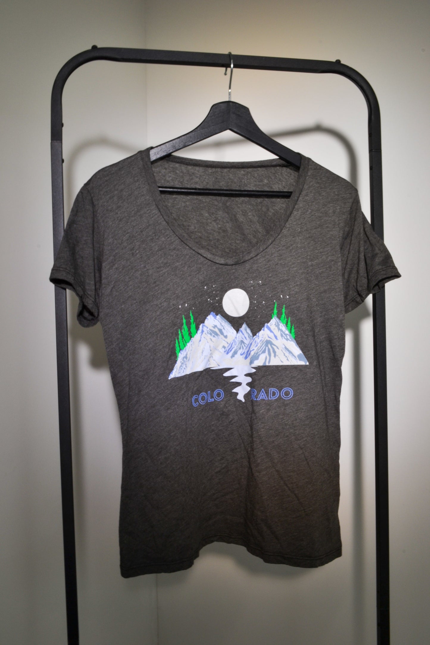 Colorado Summit Stream Shirt (Grey) by Colorado Threads Clothing