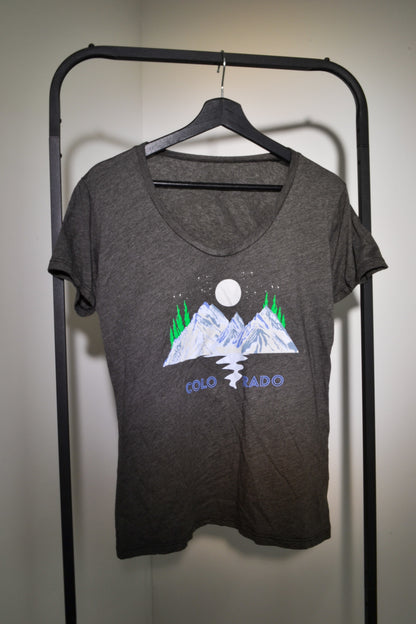 Colorado Summit Stream Shirt (Grey) by Colorado Threads Clothing