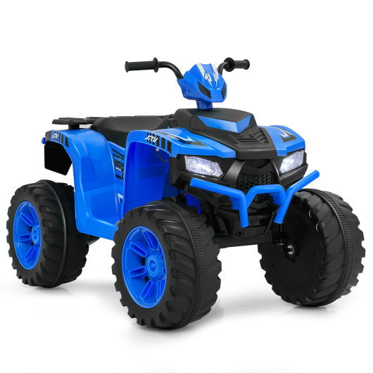 24V Kids Ride-On Electric ATV with Wireless Connection for Toddlers 3-8 Years Old-Blue by VYSN