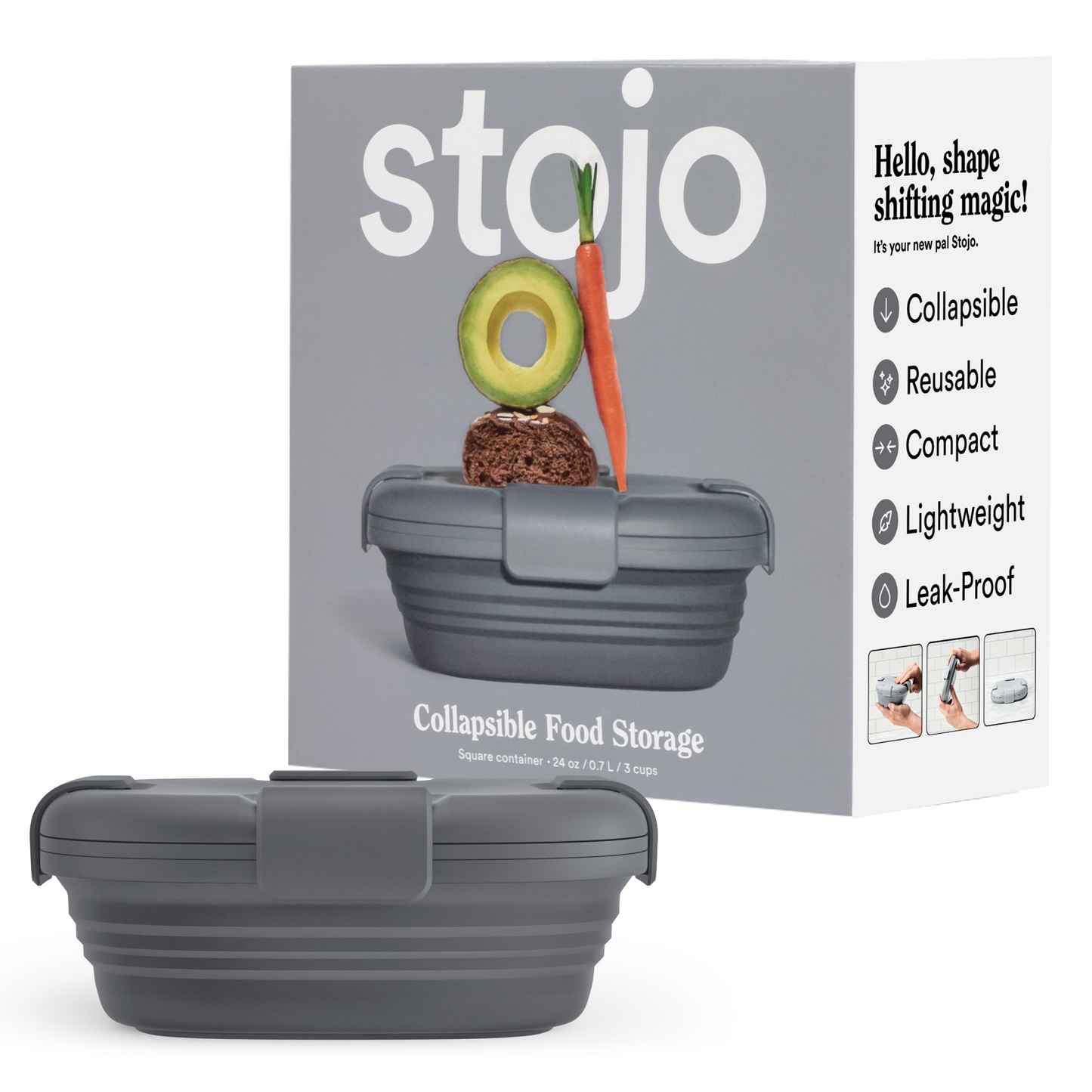 24 oz Box by Stojo Products Inc.