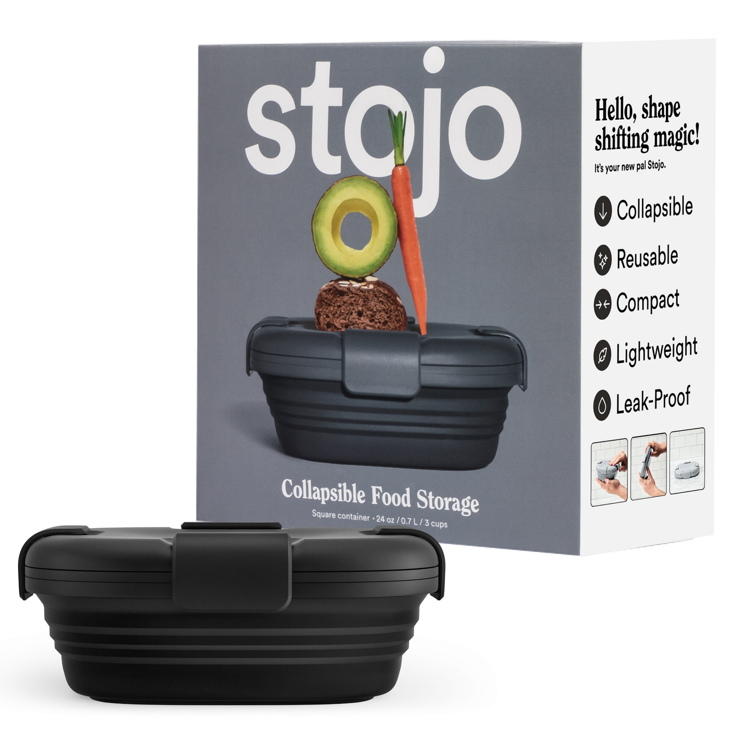 24 oz Box by Stojo Products Inc.