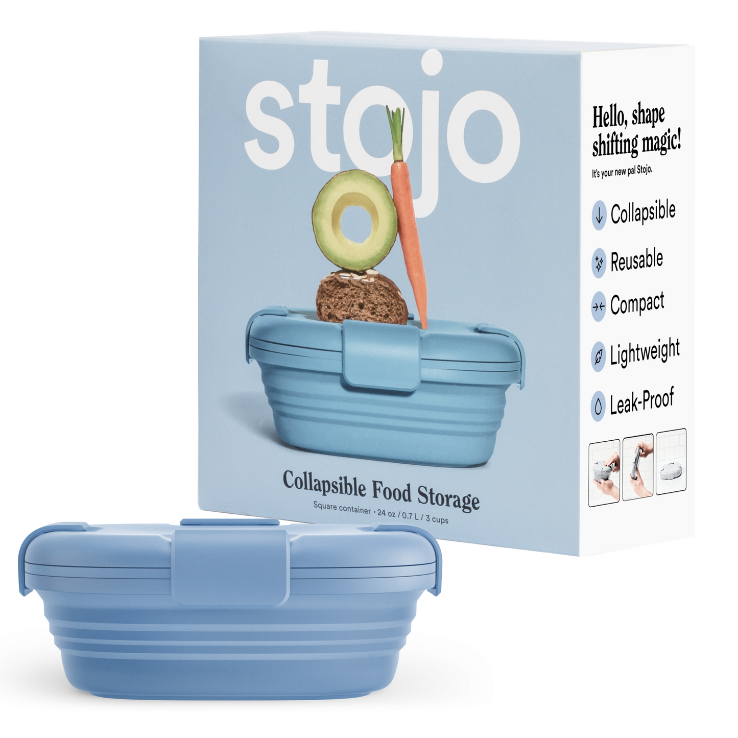 24 oz Box by Stojo Products Inc.