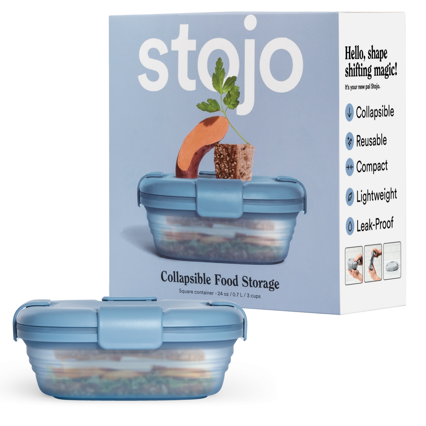 24 oz Box by Stojo Products Inc.