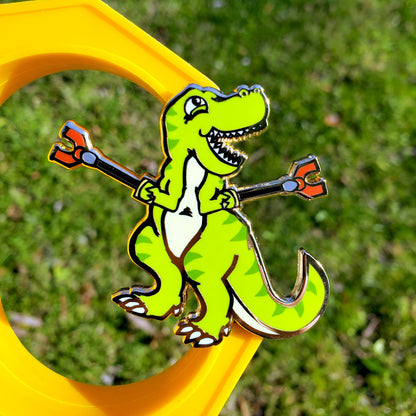 Unstoppable T-Rex Pin by Kolorspun