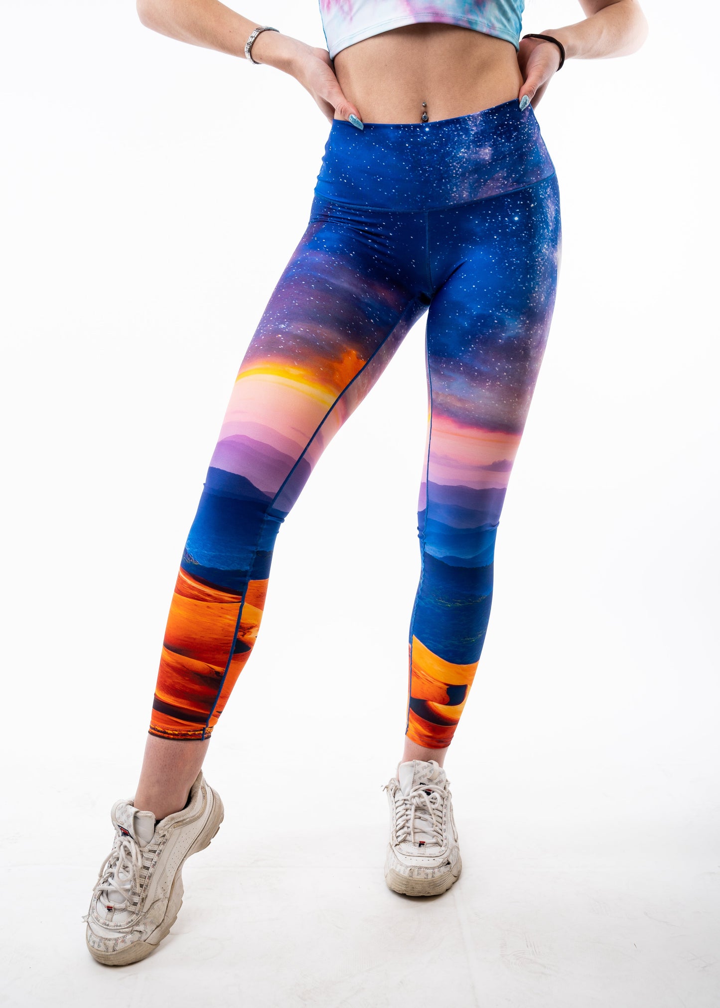 Great Sand Dunes Yoga Pants by Colorado Threads Clothing