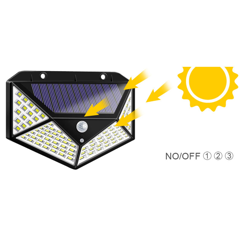 Outdoor Solar 100 LED Motion Sensor Light by VistaShops