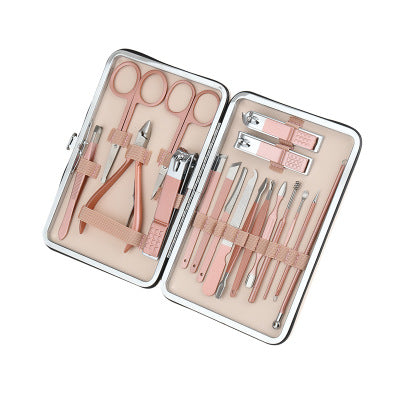 18 In 1 Lovely Lady DIY Manicure Pedicure Tool Set by VistaShops