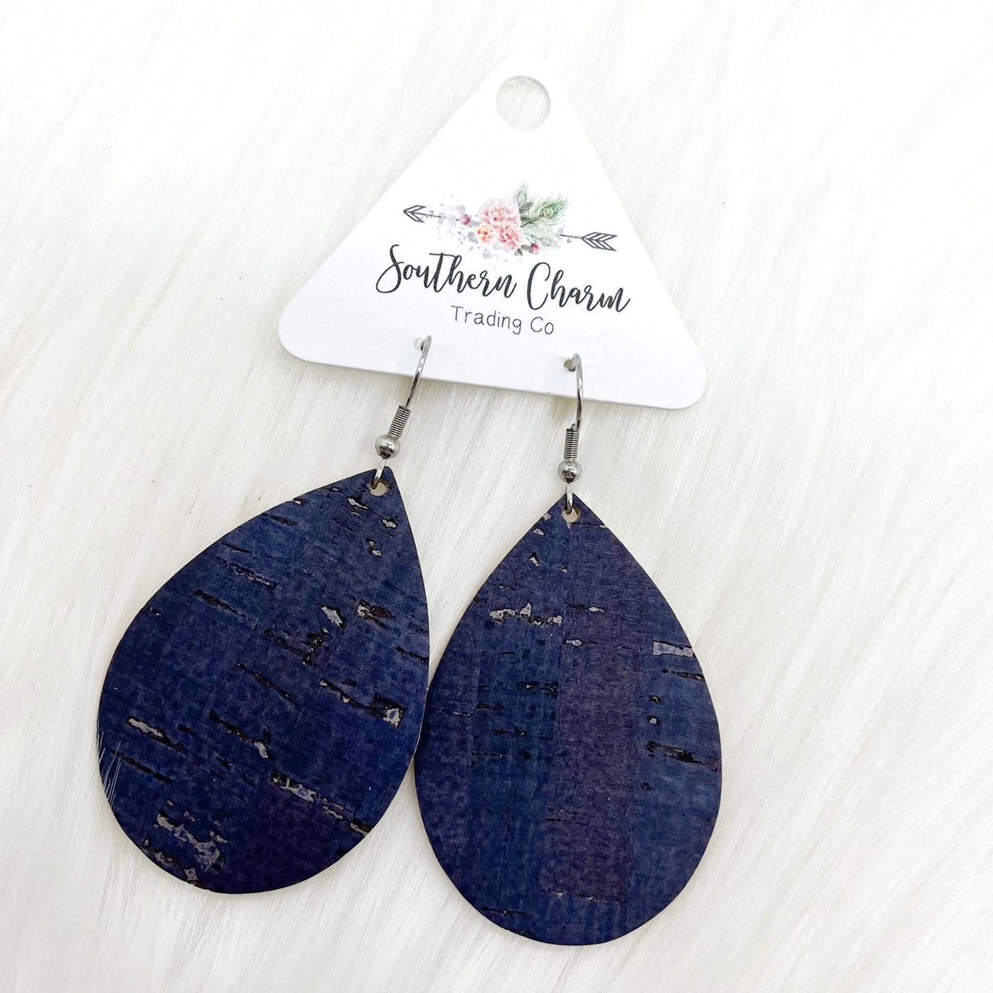 2" Color Me Beautiful Mini Collection (cork) -Earrings by Doohickies Wholesale