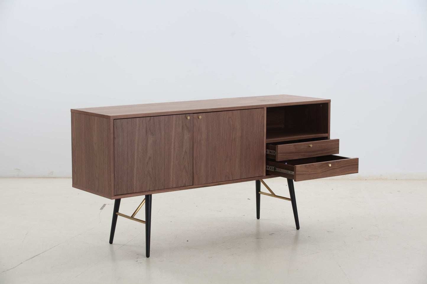 Modern Sideboard TV Stand with 2 Door and 2 drawers by Blak Hom