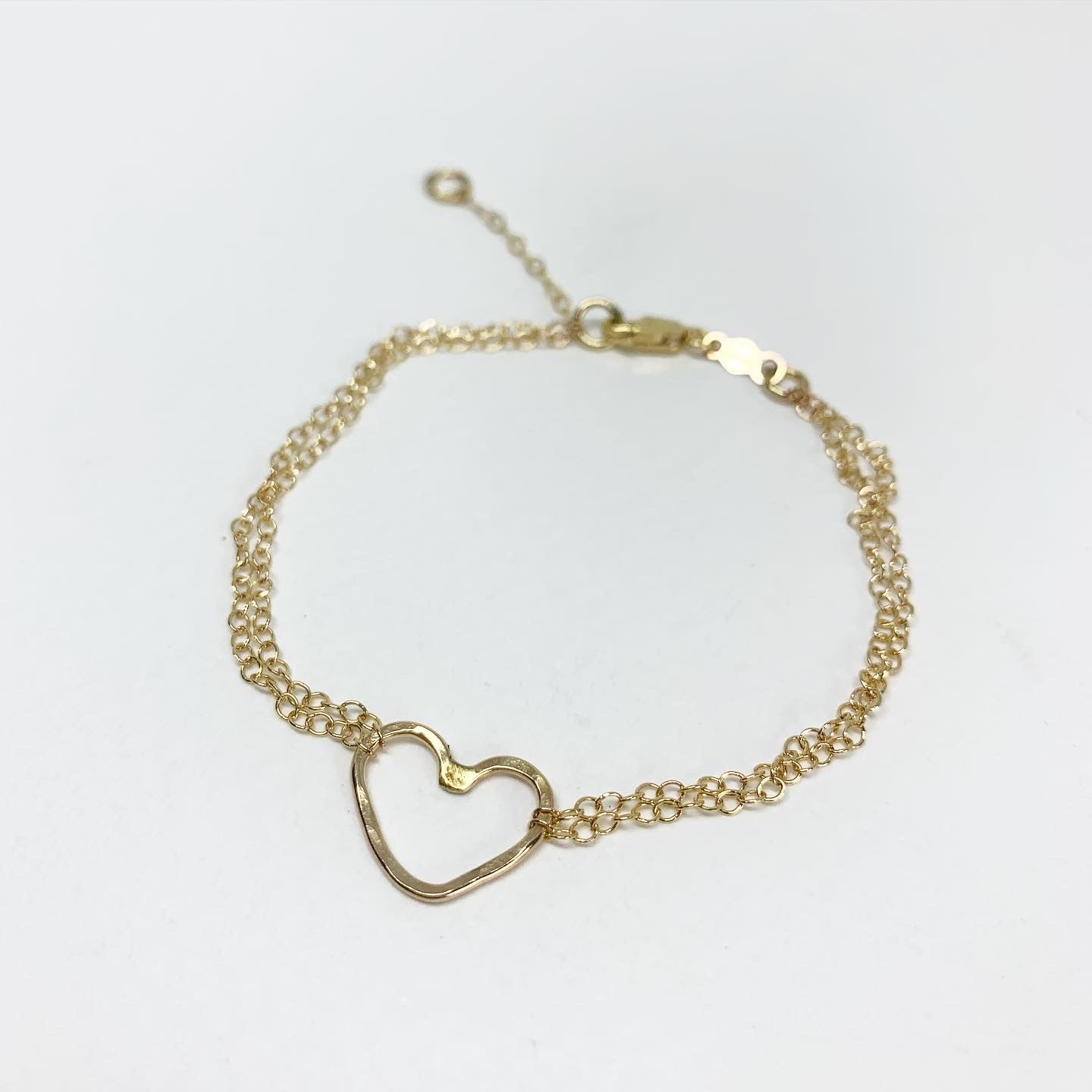 Heart Charm Bracelet by Jennifer Cervelli Jewelry