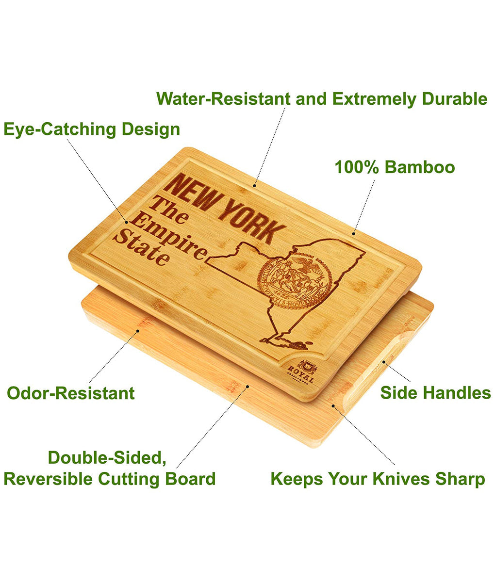 New York Cutting Board, 15x10" by Royal Craft Wood