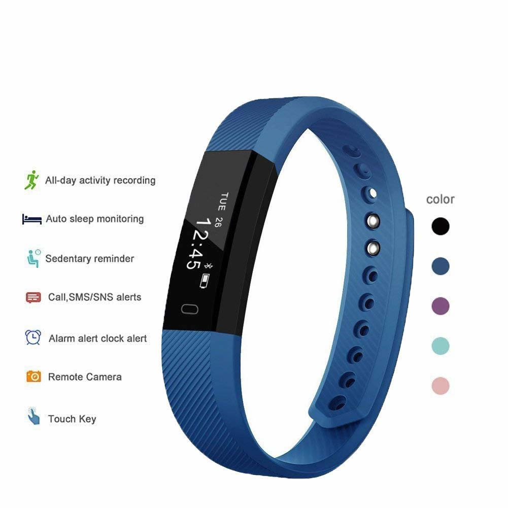 SmartFit Slim Activity Tracker And Monitor Smart Watch With FREE Extra Band by VistaShops