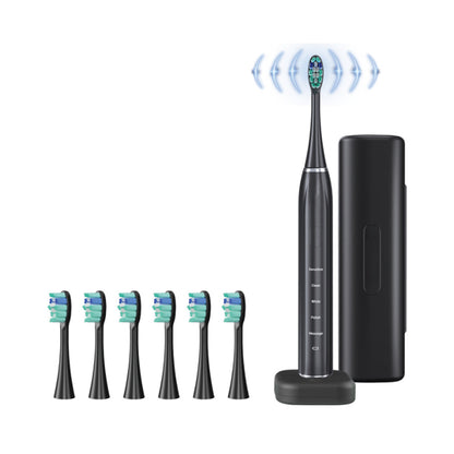 Smart Sonic Dental Care Toothbrush With 8 Brush Heads by VistaShops