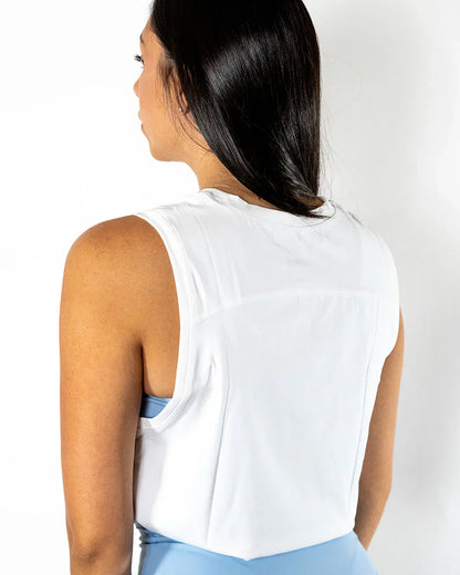 Iron Pulse Defiance Tank (White) *FINAL SALE* by Colorado Threads Clothing