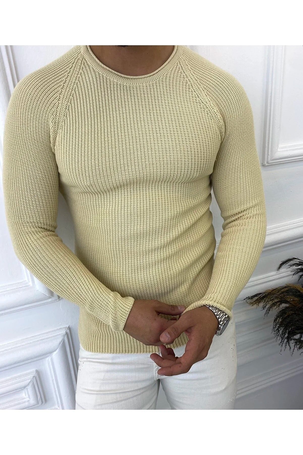 Slim Fit Knitwear Sweater by BlakWardrob