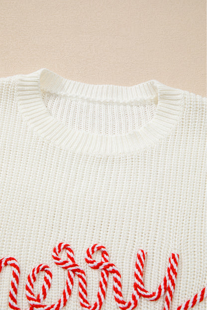 MERRY & BRIGHT Round Neck Sweater