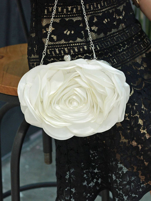 Three-Dimensional Flower Handbags by migunica