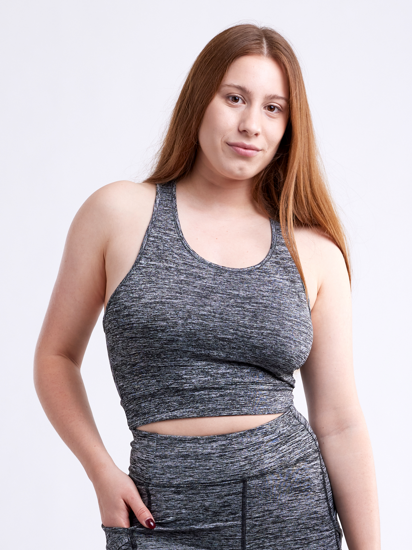 Racerback Lightweight Training Crop Tank Top by Jupiter Gear Home