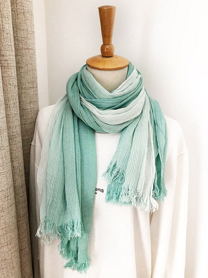 Original Contrast Color Slik Scarf by migunica