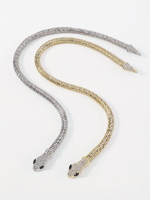 Snake Shape Stylish Selection Necklaces Accessories by migunica