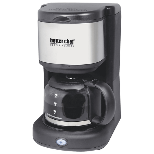 Better Chef 4-Cup Stainless Steel Coffeemaker by Jupiter Gear Home