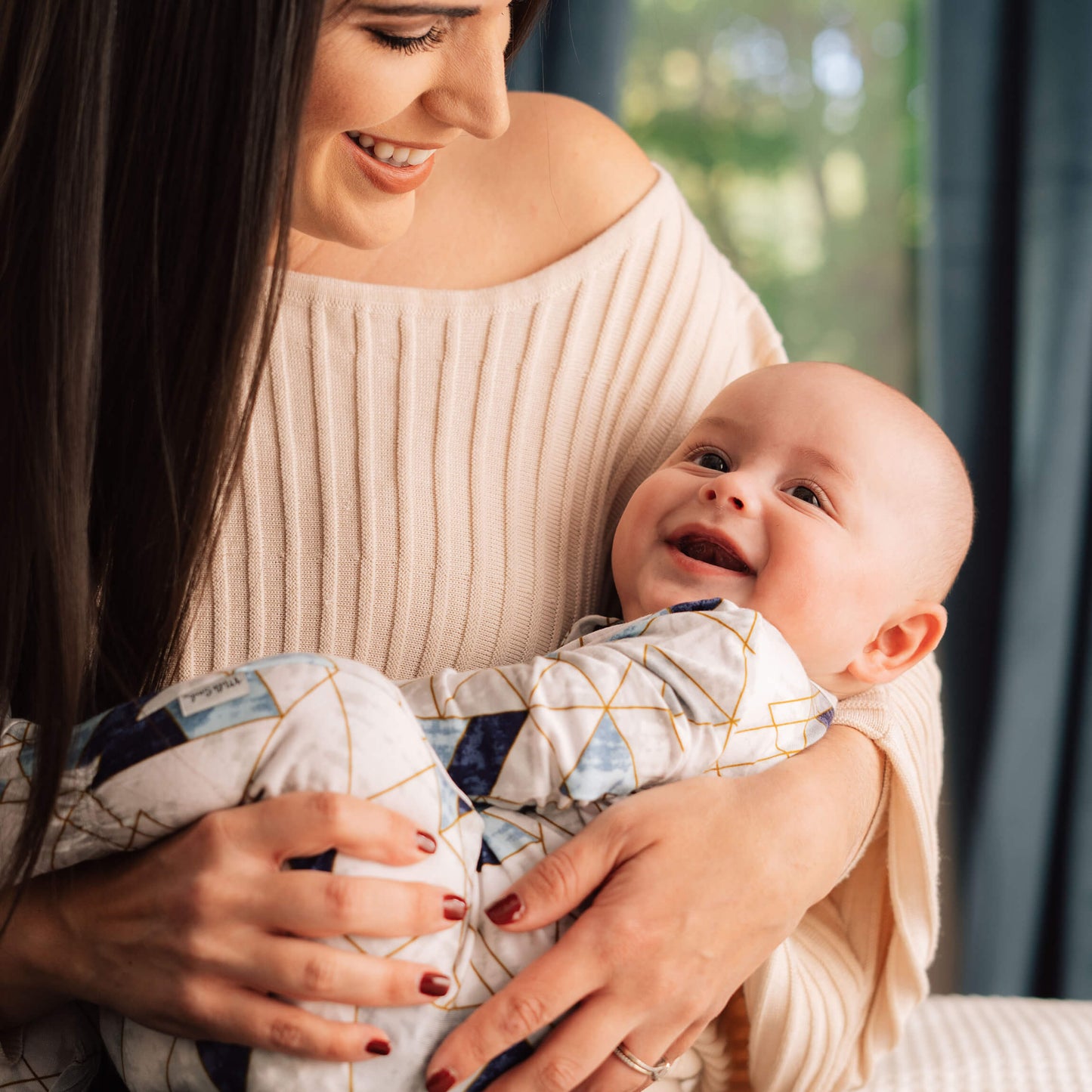 LEVI FOOTED JAMMIES by Milk Snob