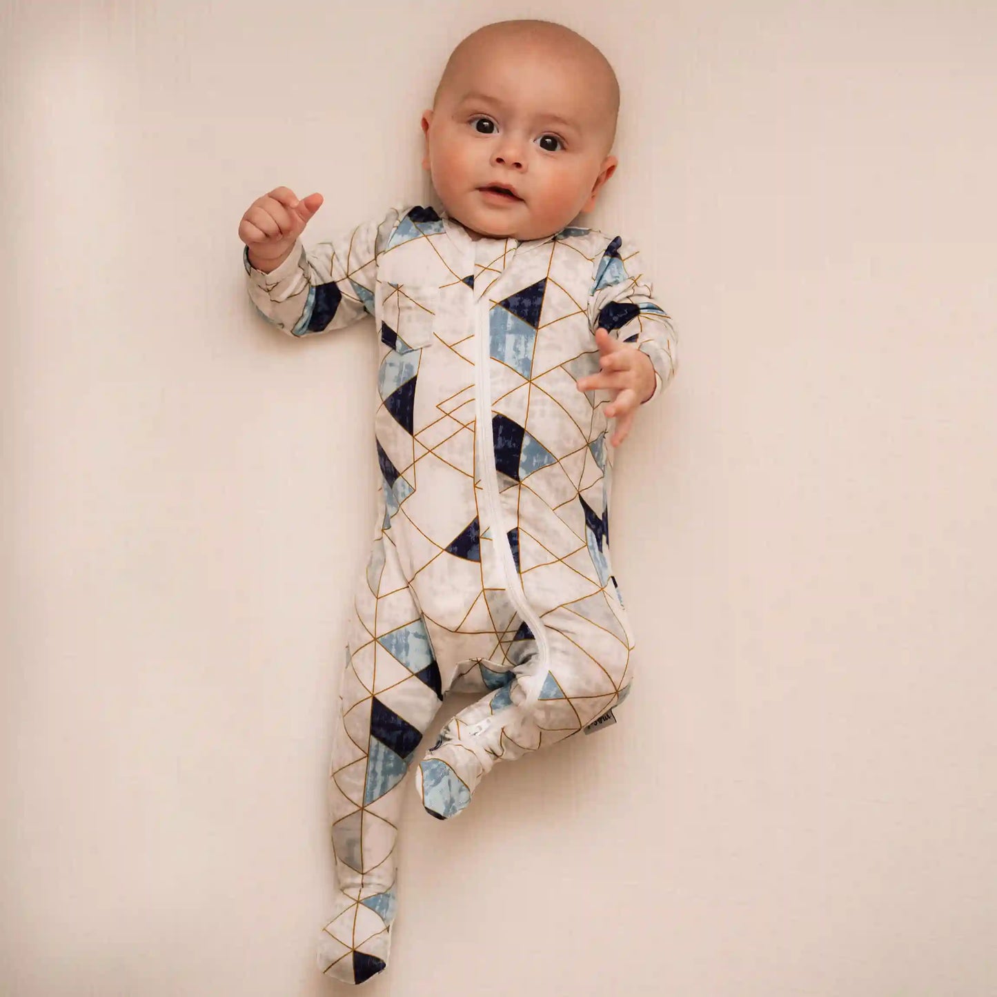 LEVI FOOTED JAMMIES by Milk Snob