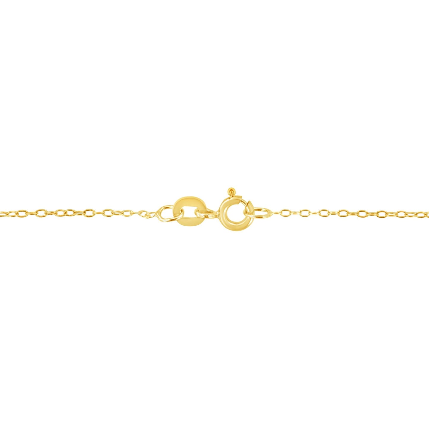 14K Yellow Gold Plated .925 Sterling Silver 1/2 Cttw Champagne Diamond Cross Pendant Necklace (K-L Color, I1-I2 Clarity) - 18" by Infinite Jewels