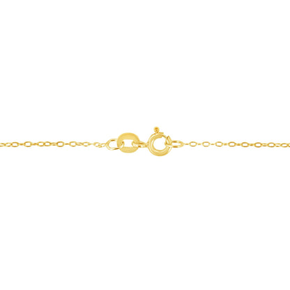 14K Yellow Gold Plated .925 Sterling Silver 1/2 Cttw Champagne Diamond Cross Pendant Necklace (K-L Color, I1-I2 Clarity) - 18" by Infinite Jewels