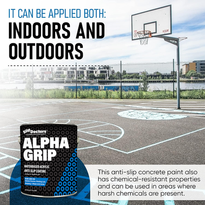 Alpha Grip Non-Slip Stripe and Athletic Court Paint by SlipDoctors