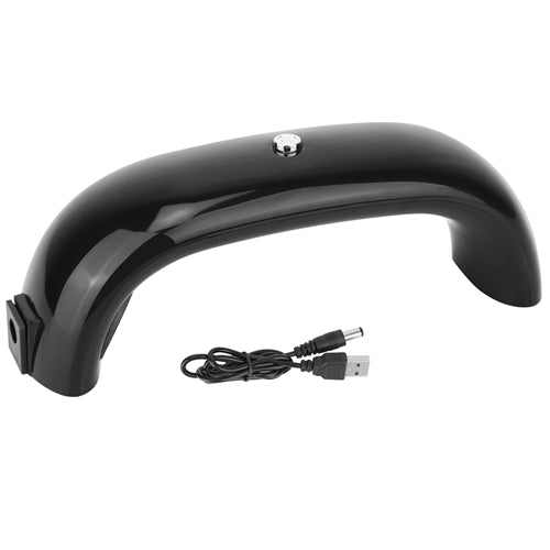 Portable 9W UV LED Nail Drying Lamp - Black by VYSN