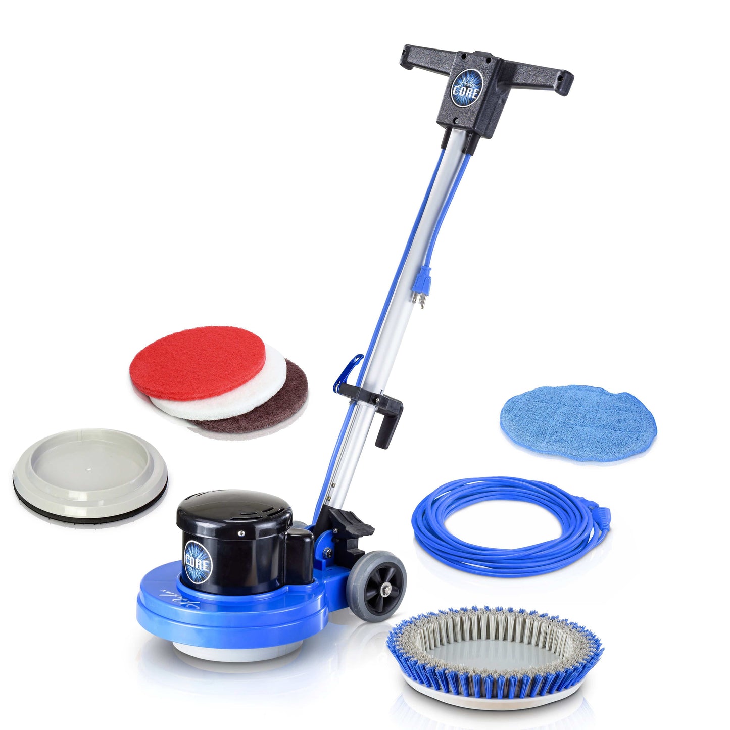 Prolux Core 13" Heavy Duty Commercial Polisher Floor Buffer Machine Scrubber and 5 Pads by Prolux Cleaners