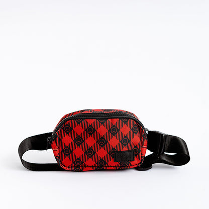 The Camp Bag - Buffalo Plaid Kids Fanny Bag by Big Little Wish