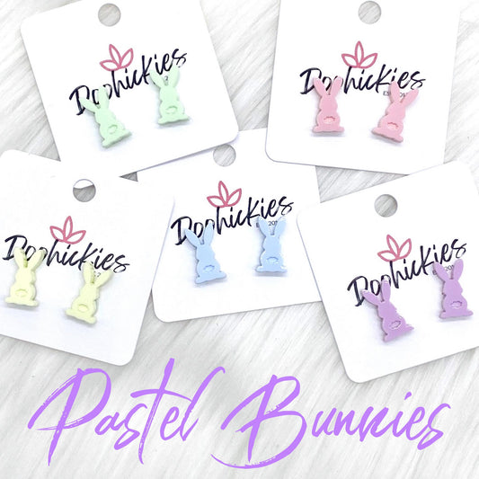 16mm Pastel Bunny Acrylics by Doohickies Wholesale