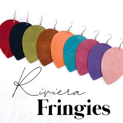 2.5" Riviera Fringies -Earrings by Doohickies Wholesale