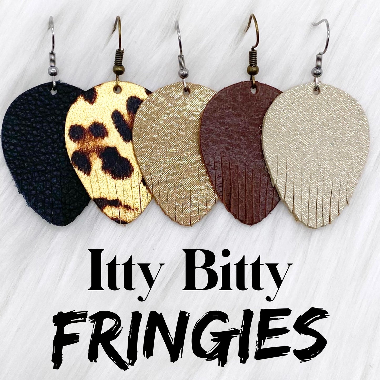 1.5" Itty Bitty Fringies -Earrings by Doohickies Wholesale