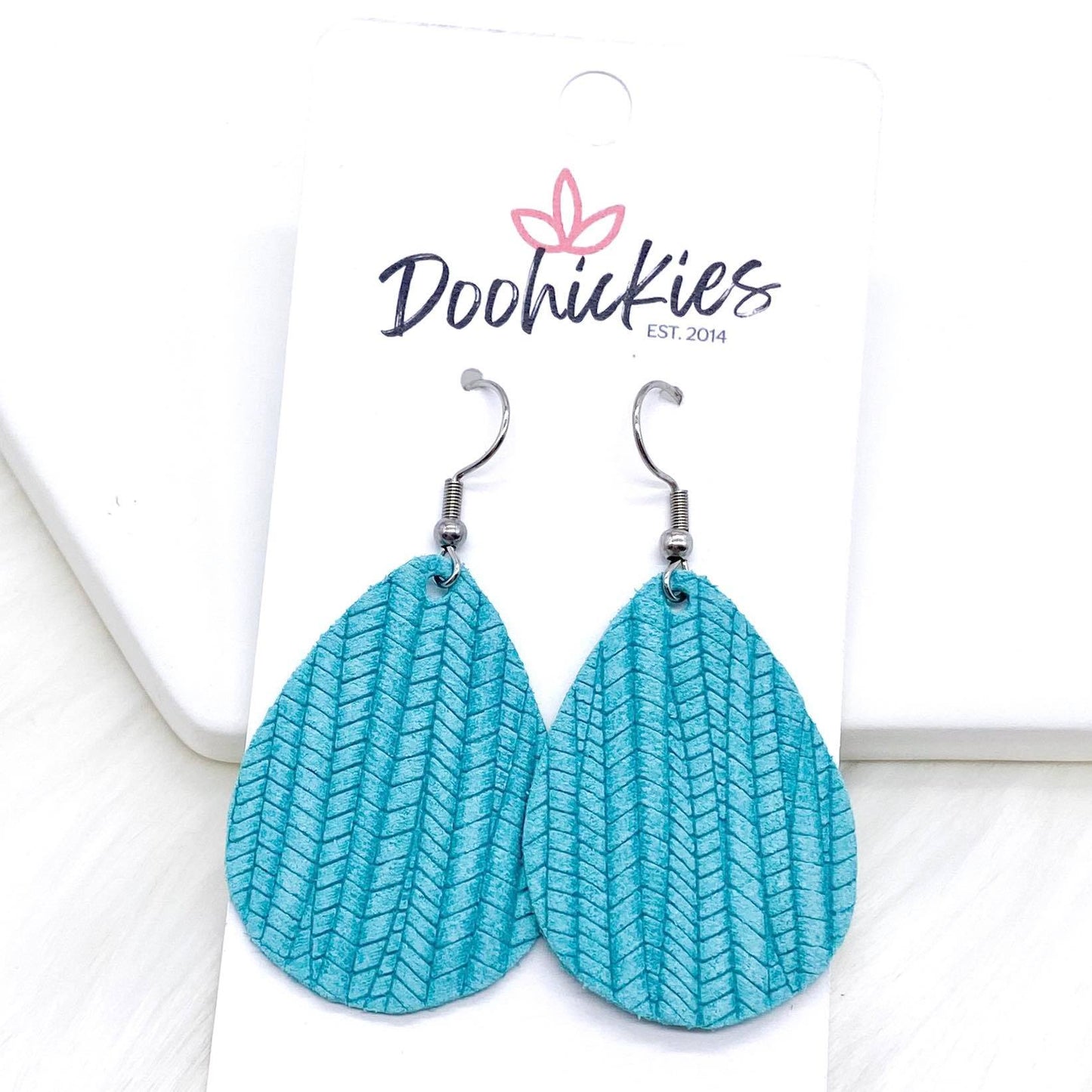 1.5" Spring Mini Collection (leather) -Earrings by Doohickies Wholesale