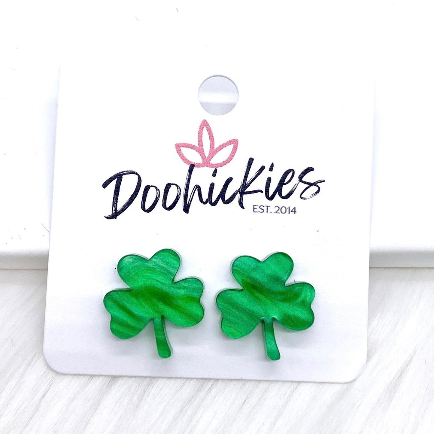 16mm Clover Studs (5 options) by Doohickies Wholesale