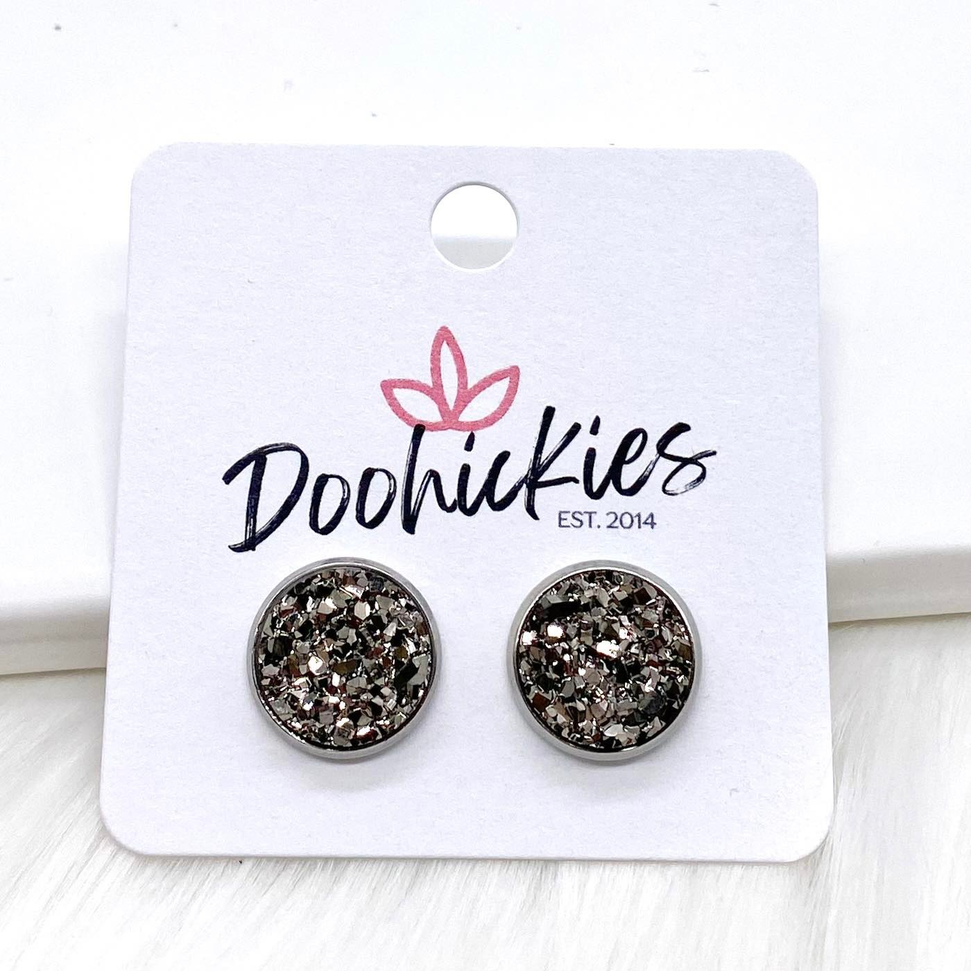 12mm Everyday Singles -Earrings by Doohickies Wholesale