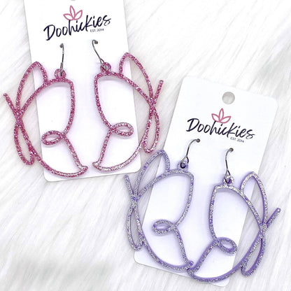 2.5" Butterfly Acrylics -Earrings by Doohickies Wholesale