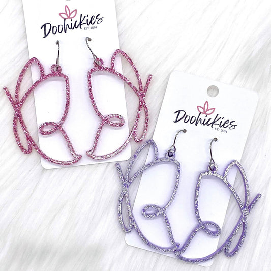 2.5" Butterfly Acrylics -Earrings by Doohickies Wholesale