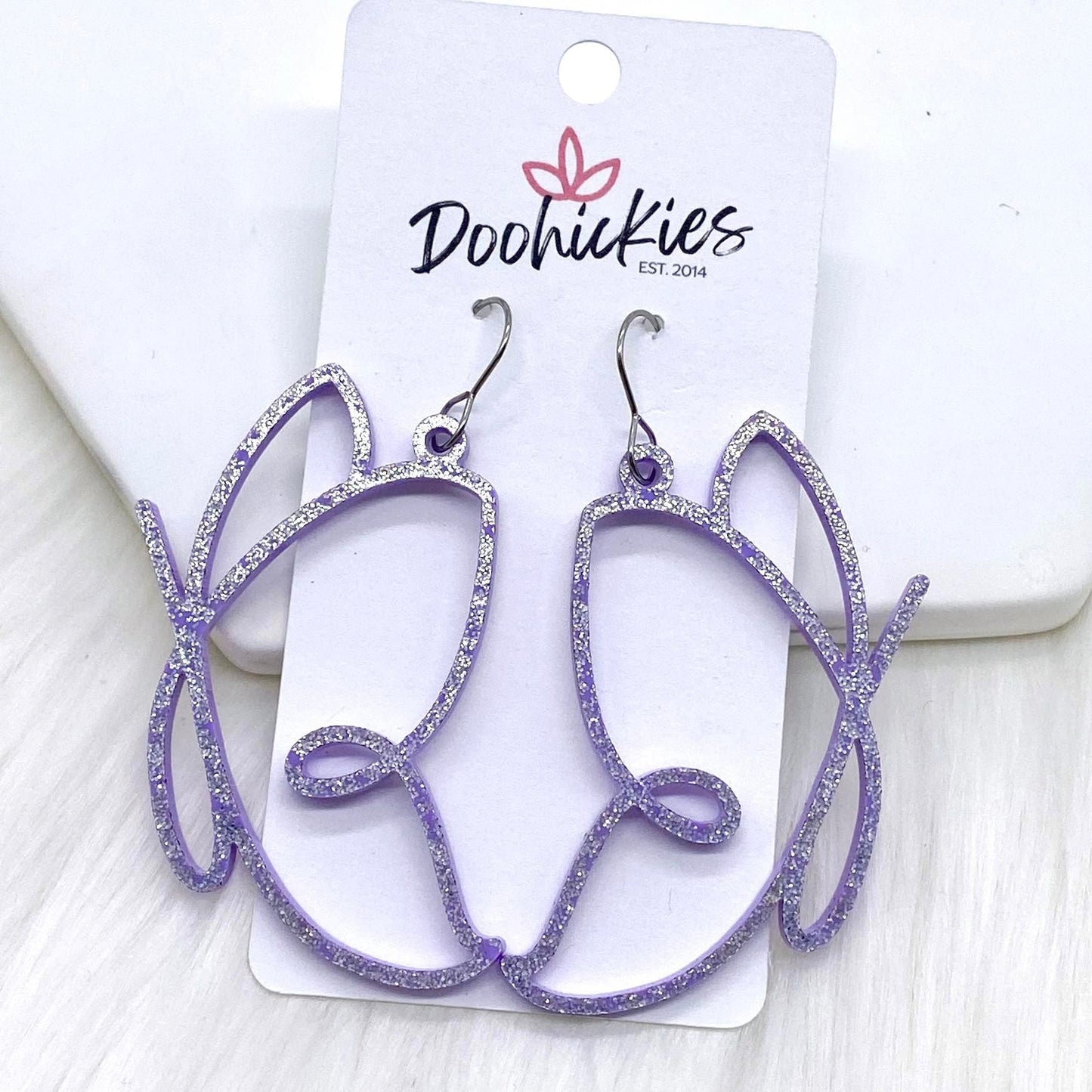 2.5" Butterfly Acrylics -Earrings by Doohickies Wholesale