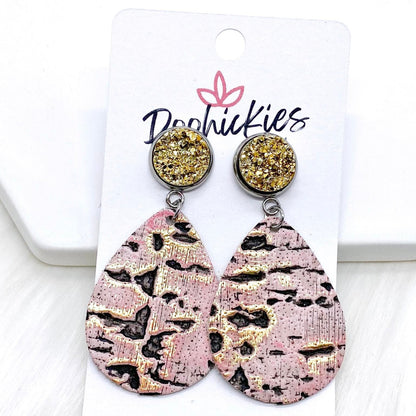 2" New Driftwood Dangles -Earrings by Doohickies Wholesale