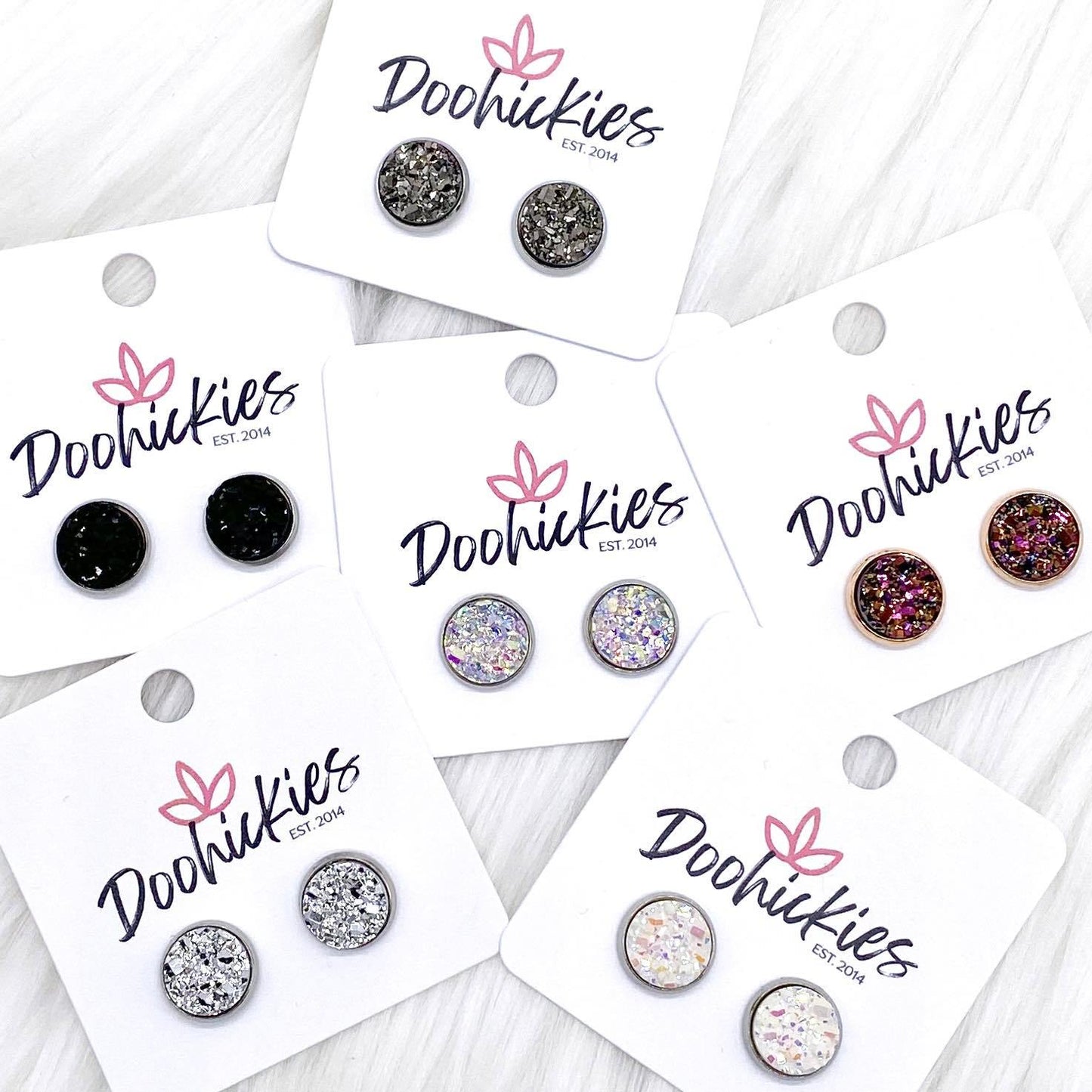 10mm Everyday Singles -Earrings by Doohickies Wholesale