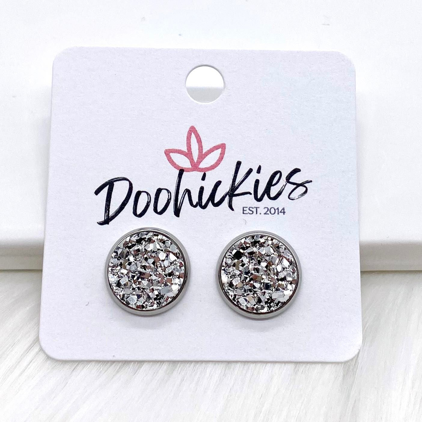 12mm Everyday Singles -Earrings by Doohickies Wholesale