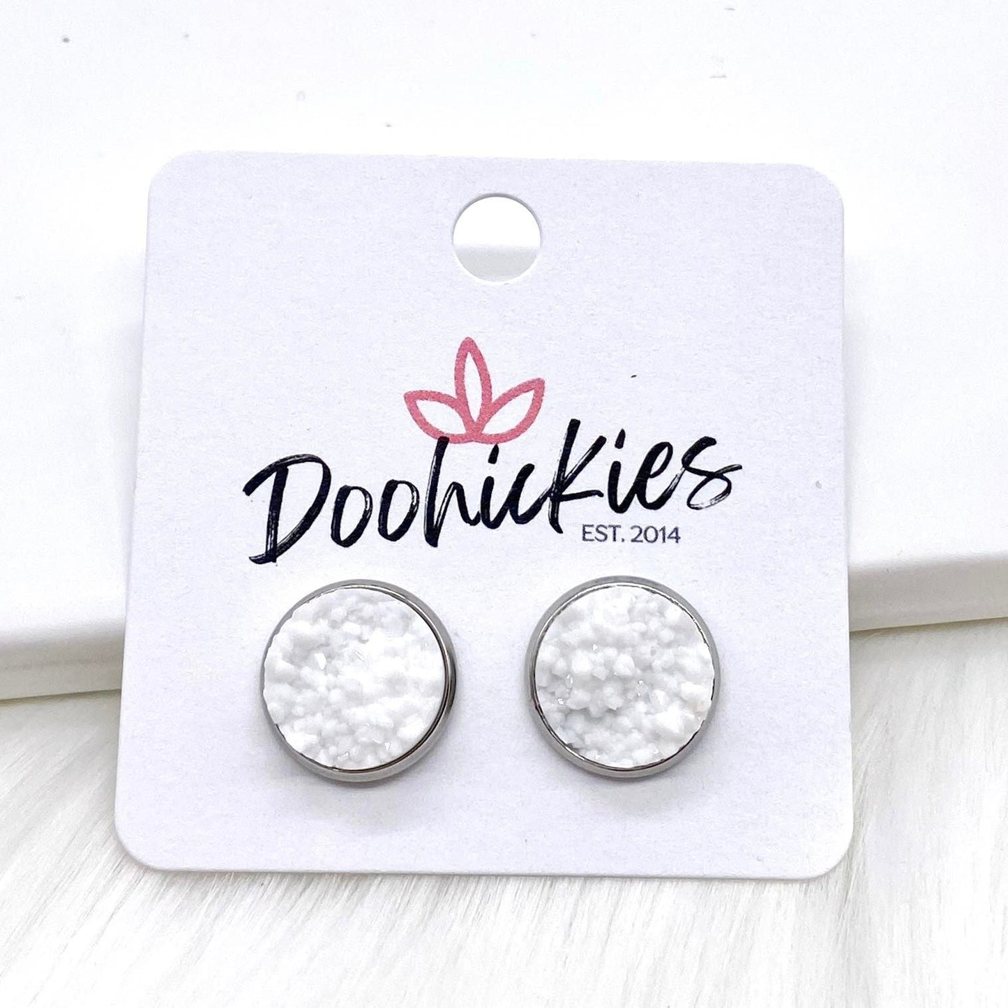 12mm Everyday Singles -Earrings by Doohickies Wholesale