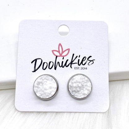 12mm Everyday Singles -Earrings by Doohickies Wholesale